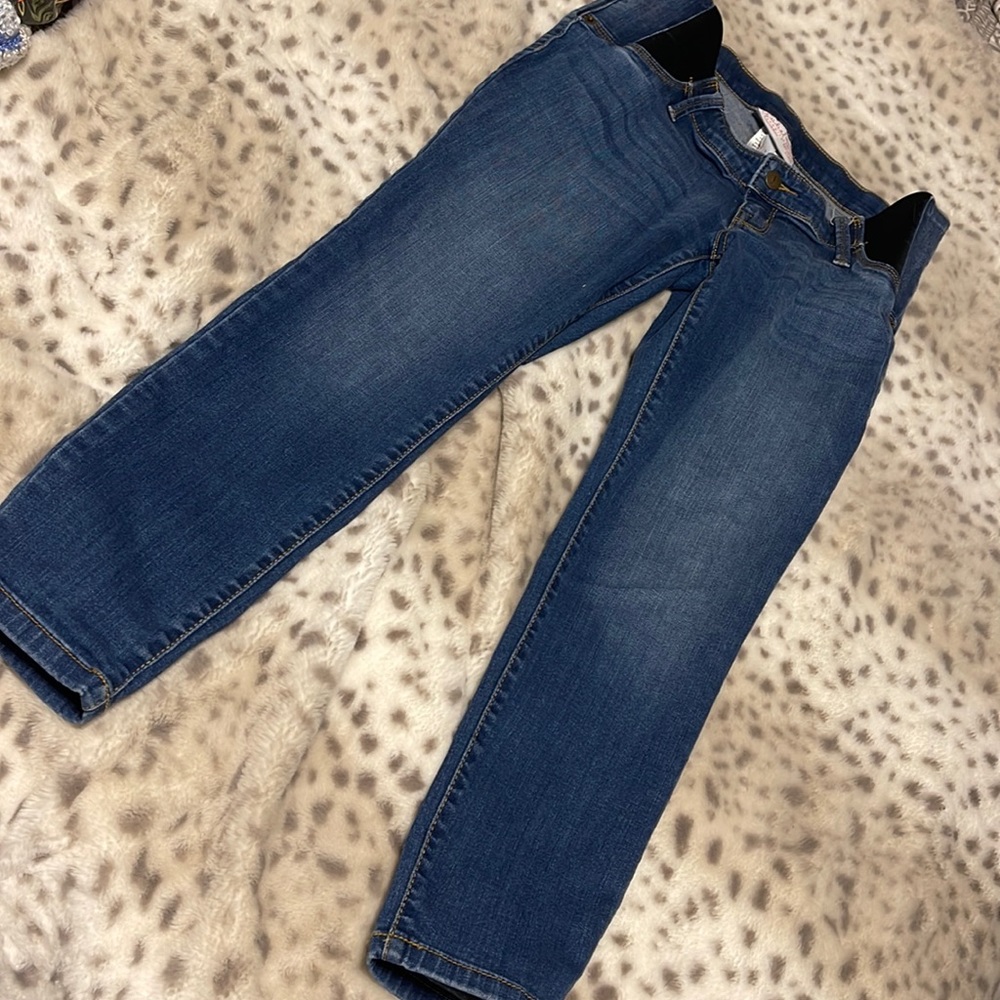 Skinny cropped maternity jeans, 2